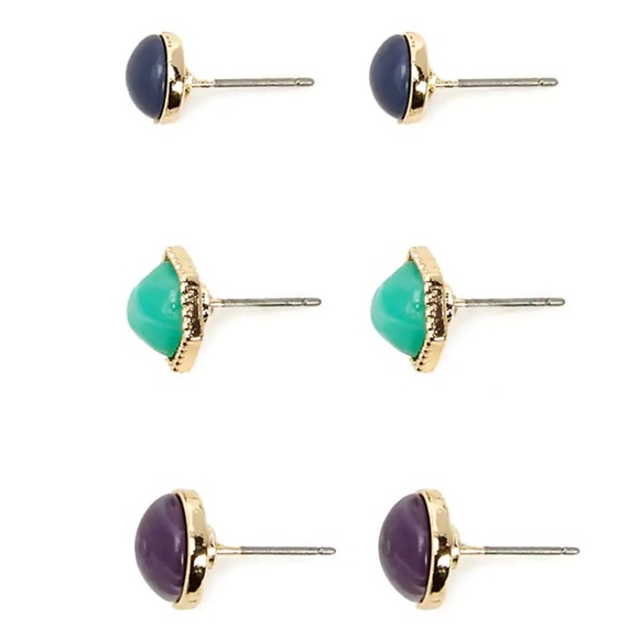 BRAND NEW Geo Stud Earring Set - Picture 2 of 2